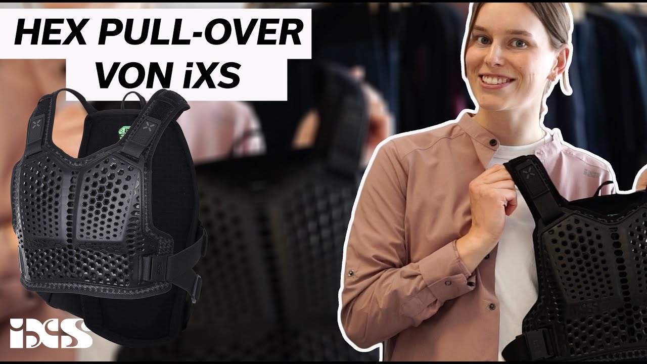 Die neue HEX PULL-OVER PROTEKTOREN WESTE von iXS!