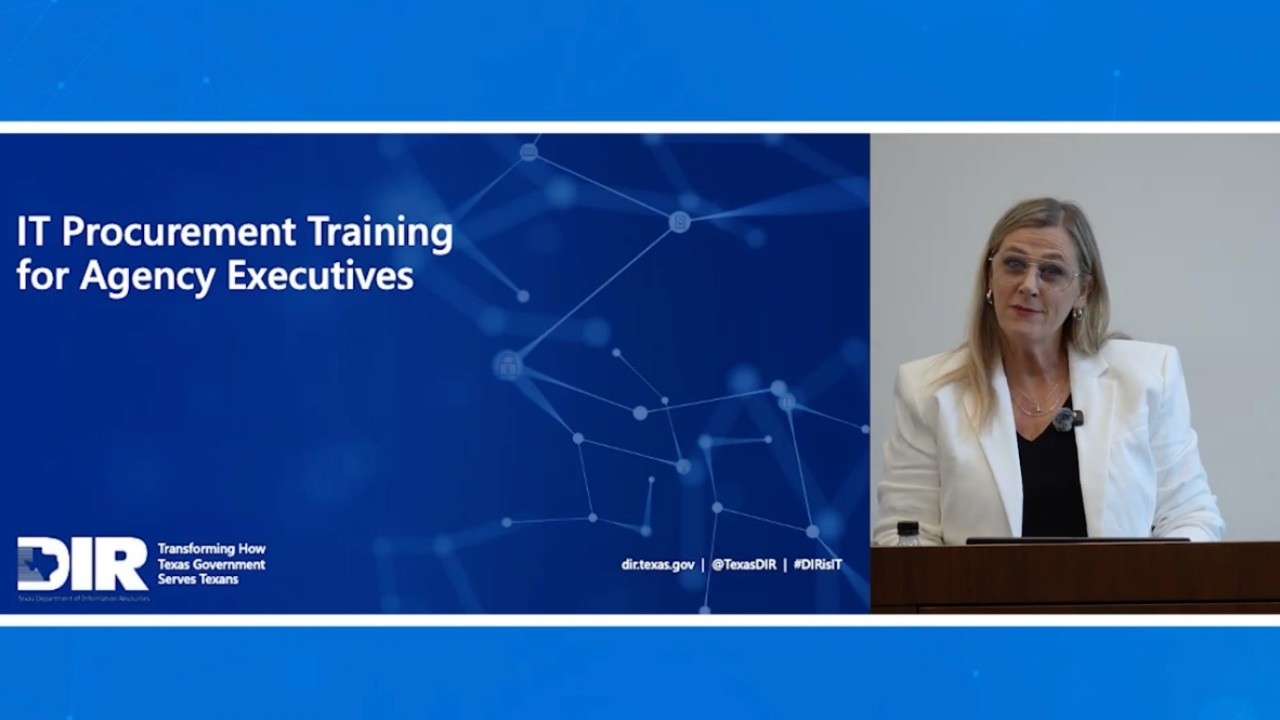 2026 Executive Training on Purchases of Information Resources Technologies