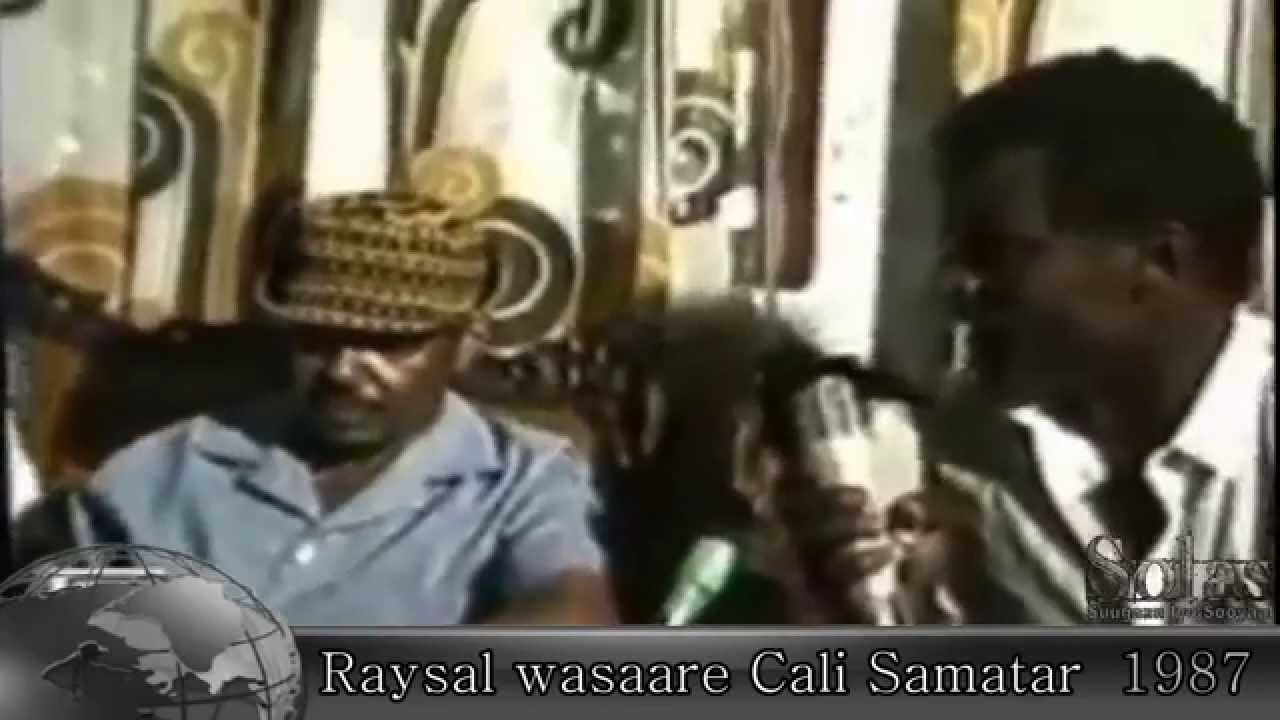 Waraysi uu bixiyey Janaraal Maxamed Cali samatar 1987