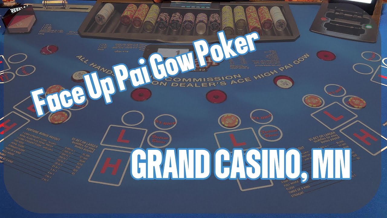 Face Up Pai Gow Poker - Pushin' It Real Good at Grand Casino in Minnesota!