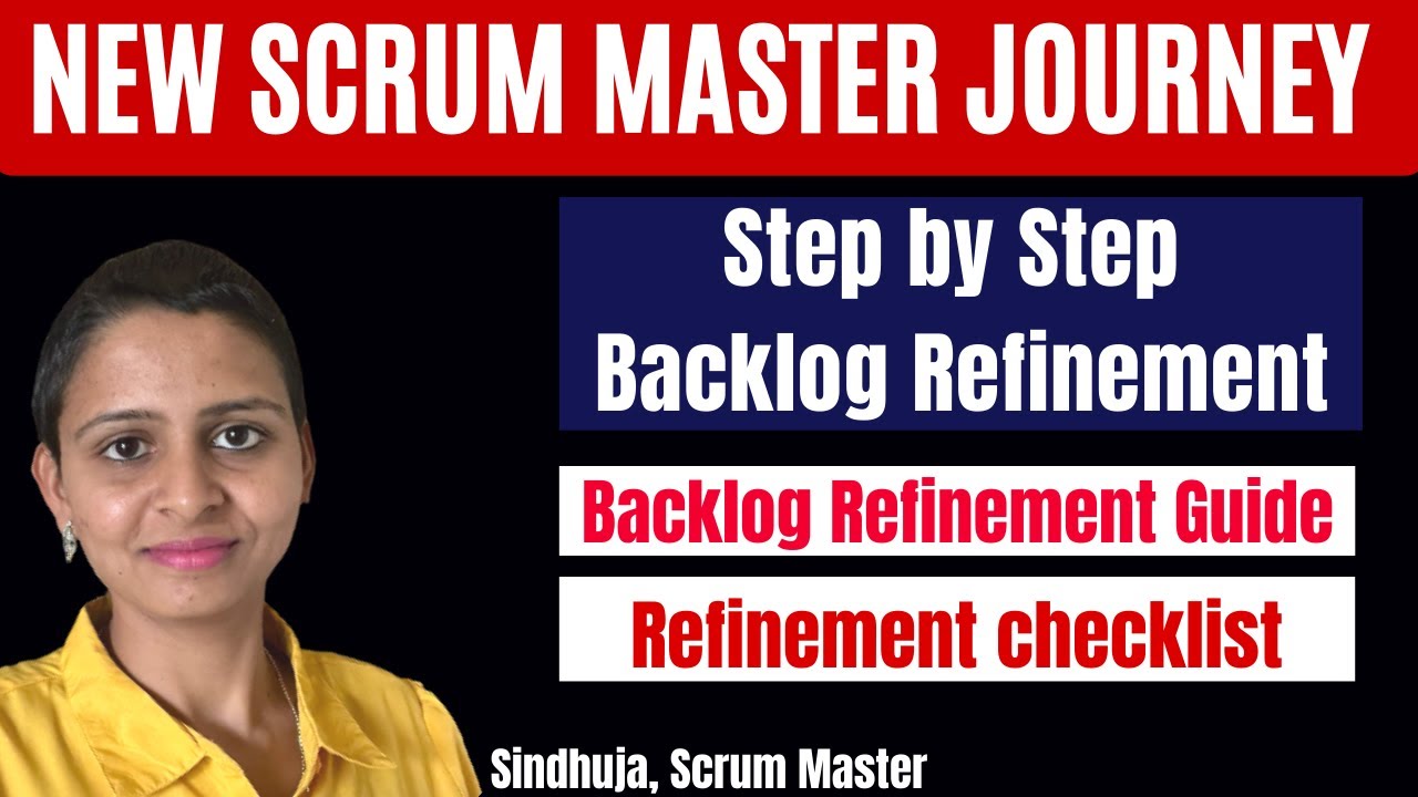 product backlog refinement  I step by step backlog refinement I backlog refinement facilitation