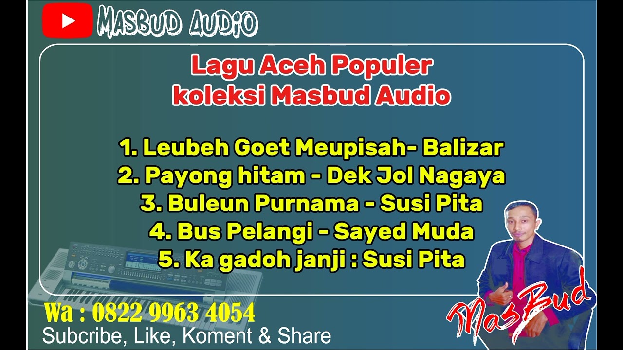 LAGU ACEH JAMAN DULU POPULER [COVER] LIVE KEYBOARD