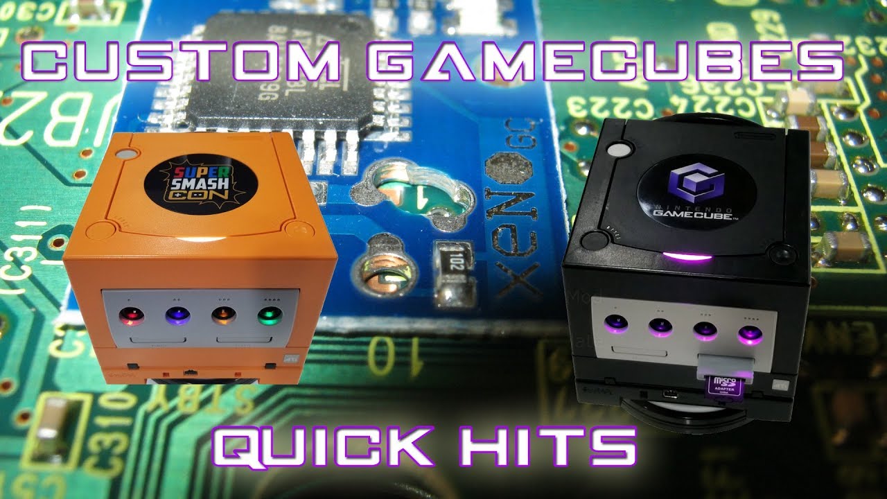 Custom Gamecubes - HDMI, Xenogc, led mod, sd card mod - Quick Hits!