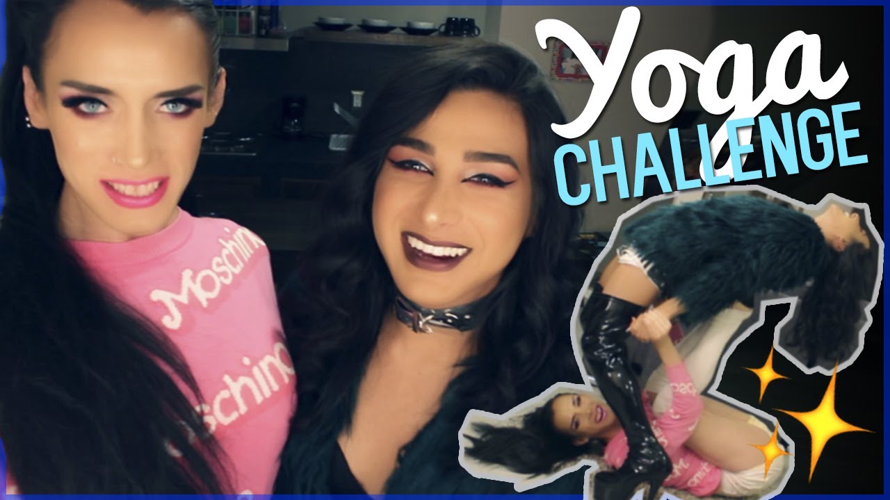 YOGA CHALLENGE: EN TACONES DE 20 CMS! con Mickey - Genn Taft