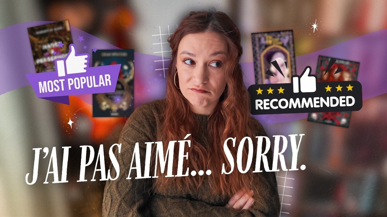 Ces livres populaires que je n’ai pas aimés... 😬 UNPOPULAR OPINIONS