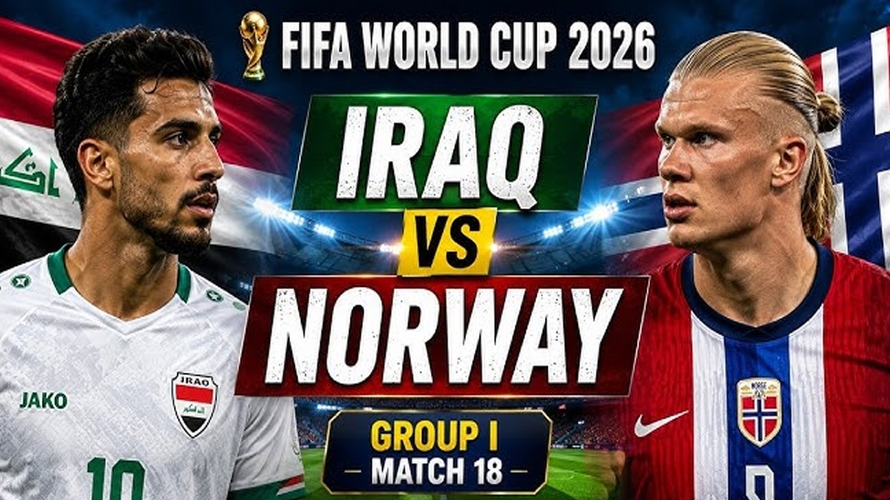 FIFA World Cup 2026 LIVE | Iraq vs Norway Match Live from Boston Stadium | Watch FIFA World Cup LIVE