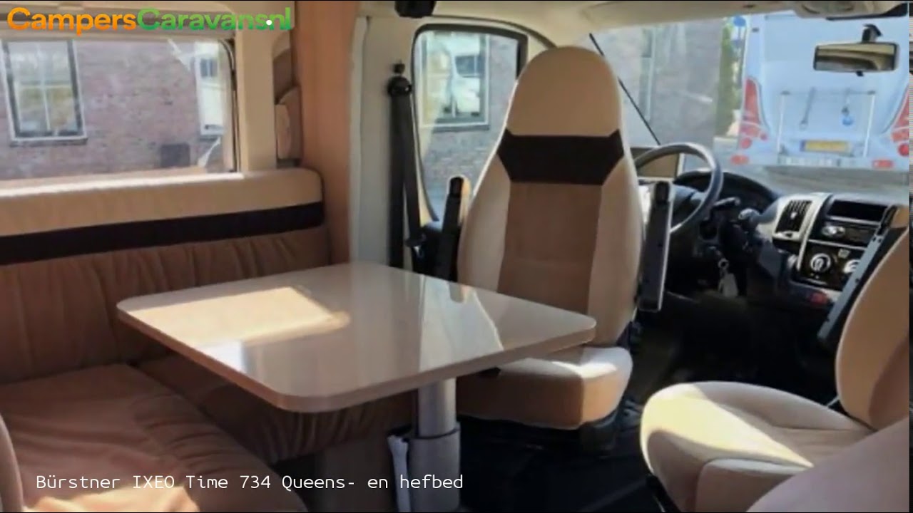 Bürstner IXEO Time 734 Queens- en hefbed 2012
