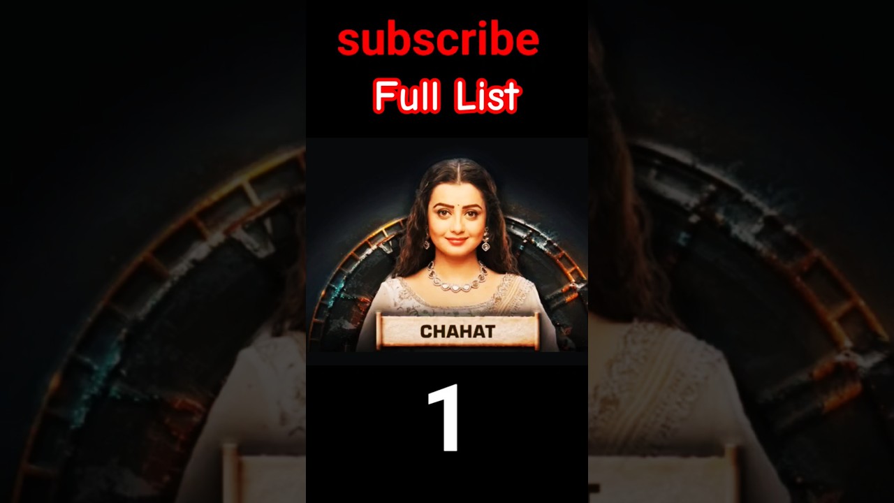 Bigg Boss 18 contestants list 2024 #BiggBoss18 #trending #biggboss18