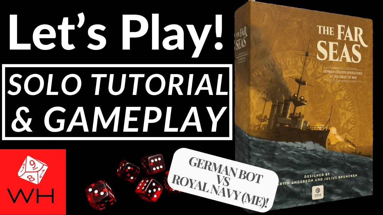 Let's Play! The Far Seas | Одиночное обучение и игровой процесс | VUCA Deluxe Edition