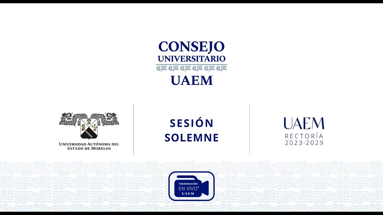 Sesión solemne de Consejo Universitario