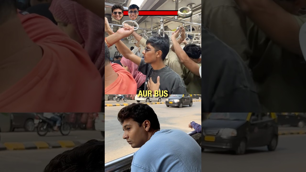 Mumbai Local train vs Mumbai Busses. Whats better? Or whats faster? 🥵🥳🥳