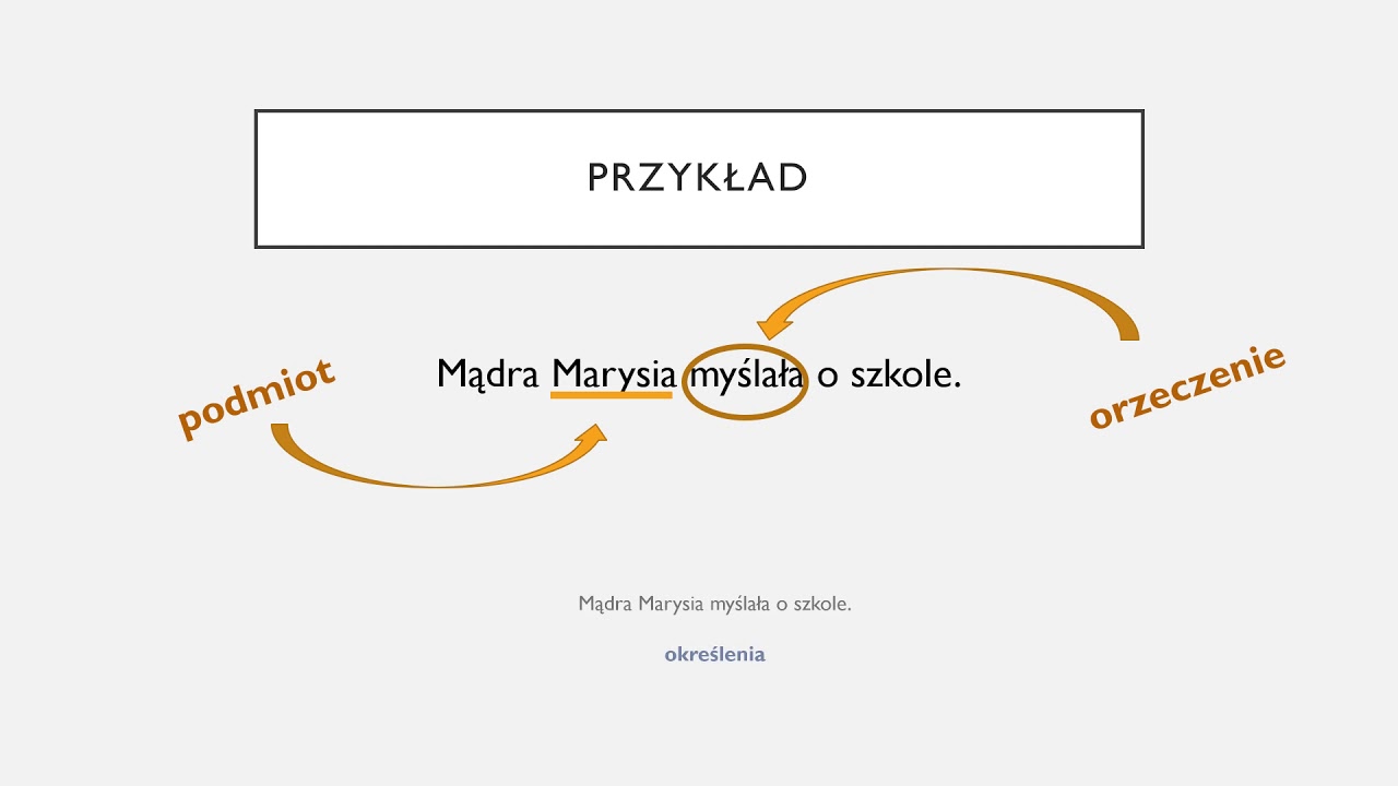 Składnia - lekcja 4. (zdanie pojedyncze rozwinięte i nierozwinięte)