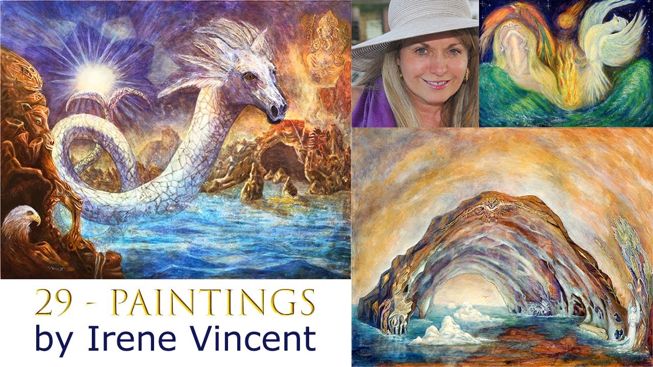 Spiritual, Visionary Paintings by Irene Vincent, Art of a Shamanic, Sacred, and Healing Nature