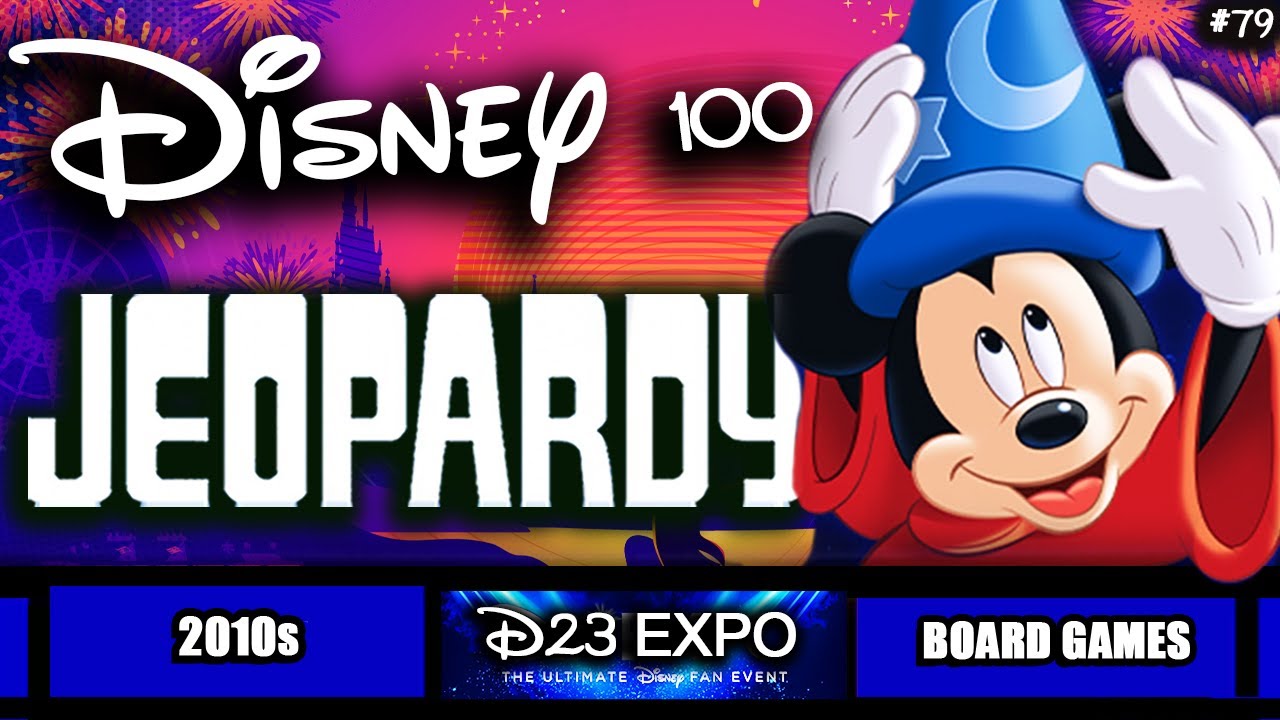 Disney D23 Jeopardy • 26 Clue Trivia Test