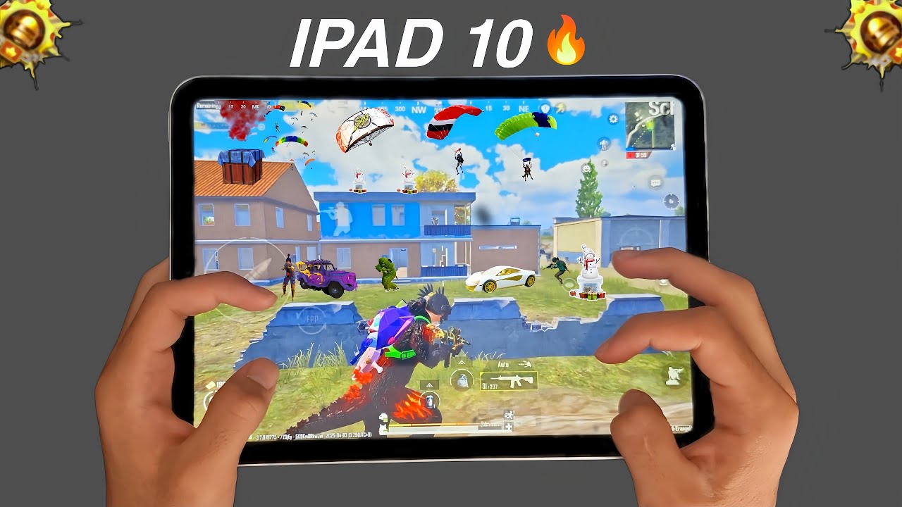 iPad 10 HANCAM 🔥/HD+Extreme PUBG Gaming Test 😍/ NEW Update Erangle Gameplay!