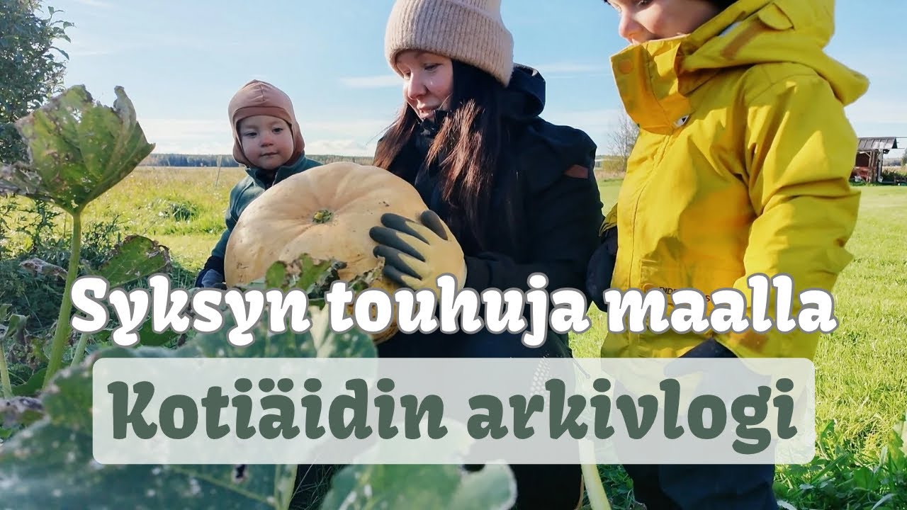Kotiäidin arkea maalla 🌾