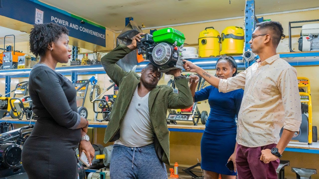 Nyaboke gets a job for Victor Naman at Shree Ghanshyam hardware ft @nyabokemoraa