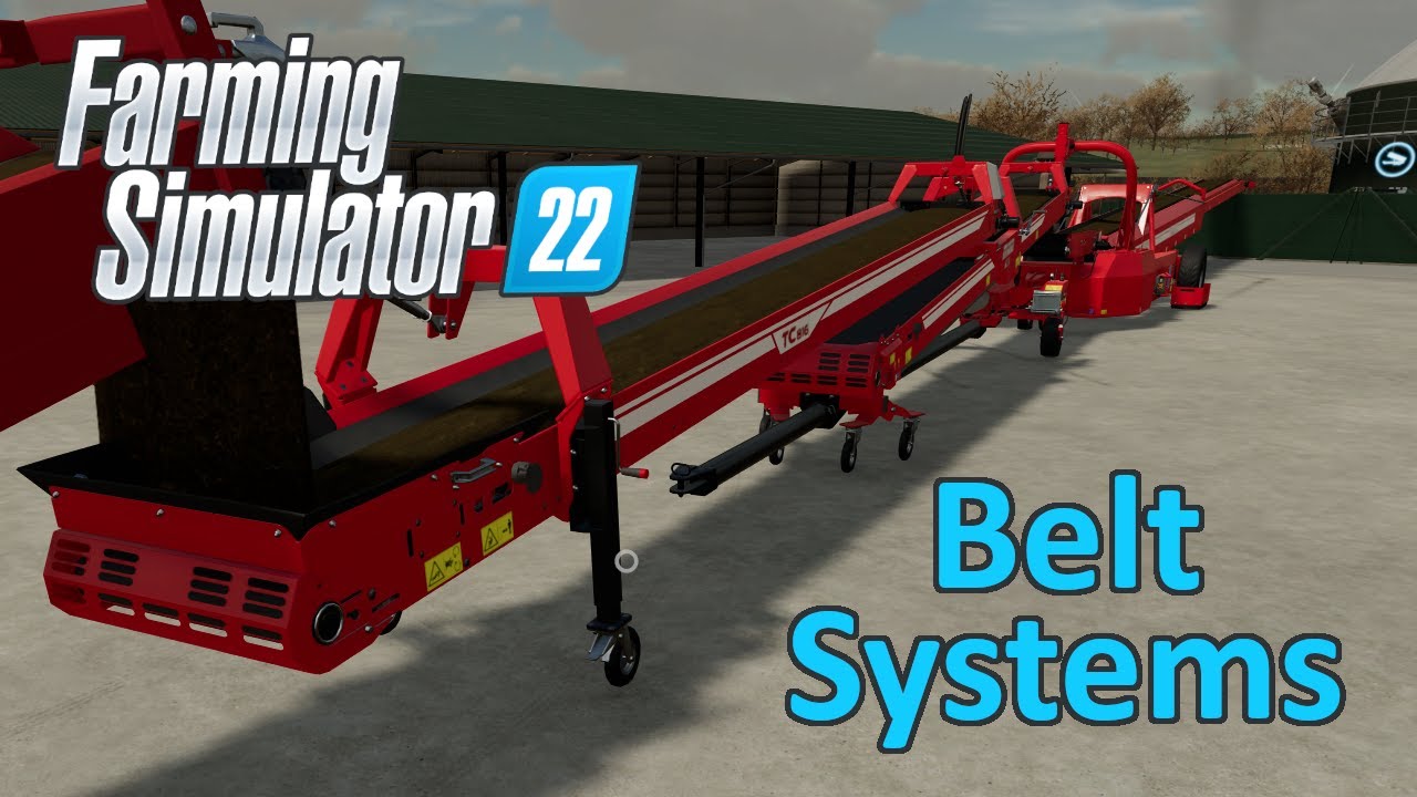 Обучающее видео по Farming Simulator 22 | Системы ремней