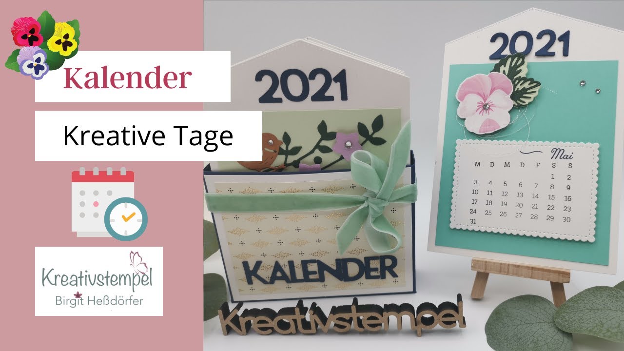 Anleitung Kalender Idee / Kreative Tage / Kalender selber basteln