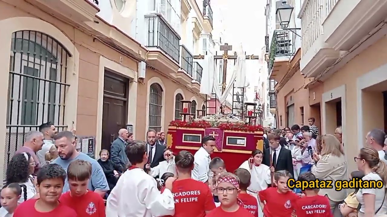 cruz de mayo san felipe infantil Cádiz 2024