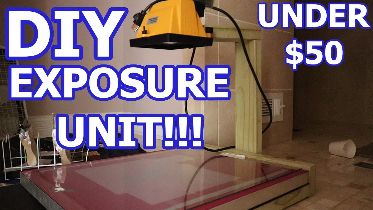 DIY Exposure Unit for Screen Printing, Under $50