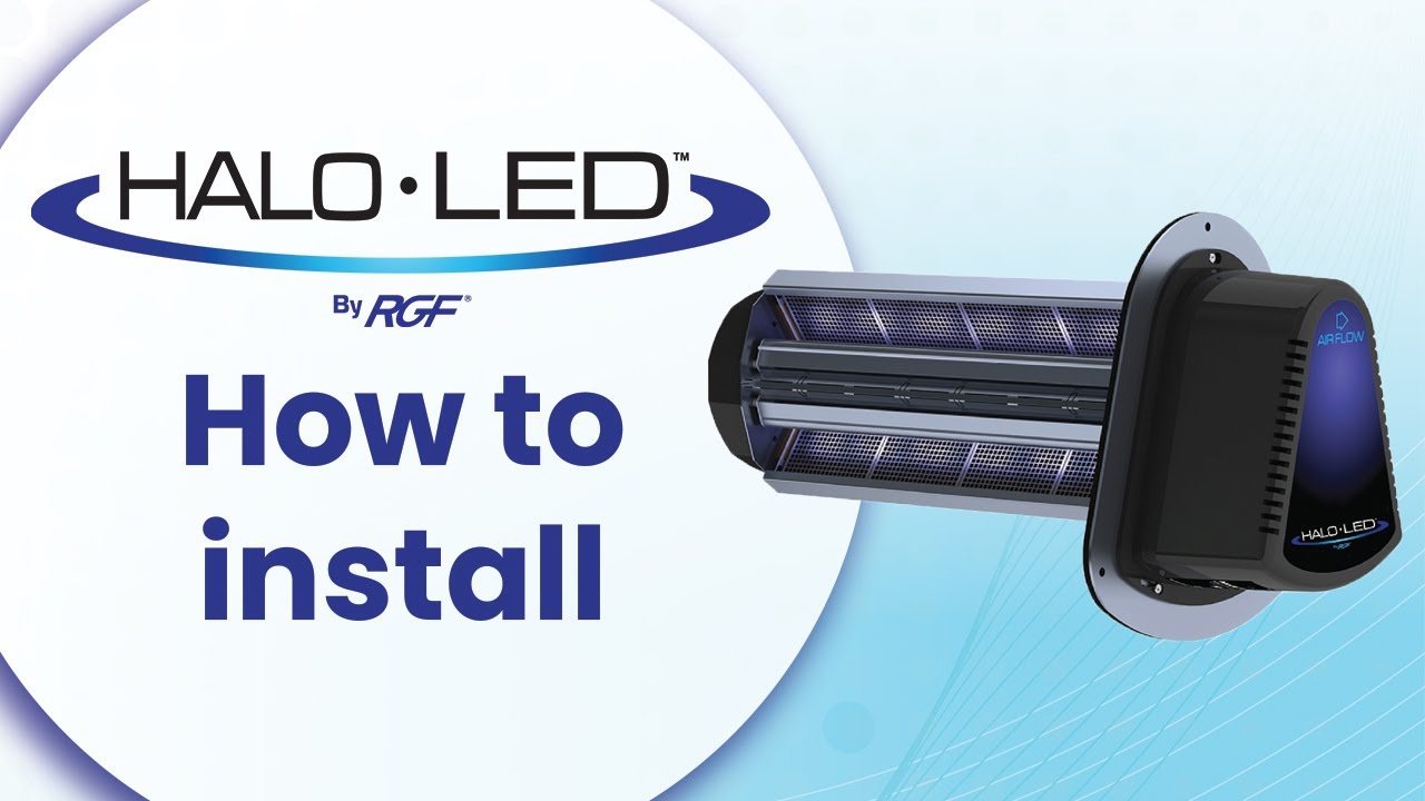 RGF Environmental How To Install A HALO LED Air Purifier