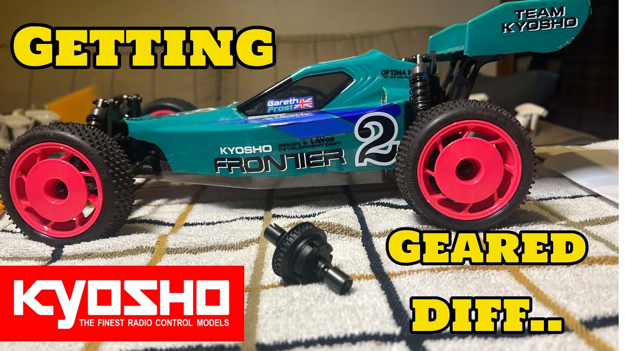 KYOSHO OPTIMA MID 87 WC - GEARED DIFF - RERE , VINTAGE