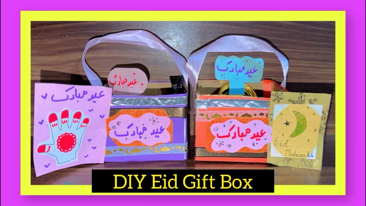 Aesthetic DIY Eid Gift Box || DIY Eid Gift Box Ideas || Easy & Beautiful Eid Gift Box at Home 