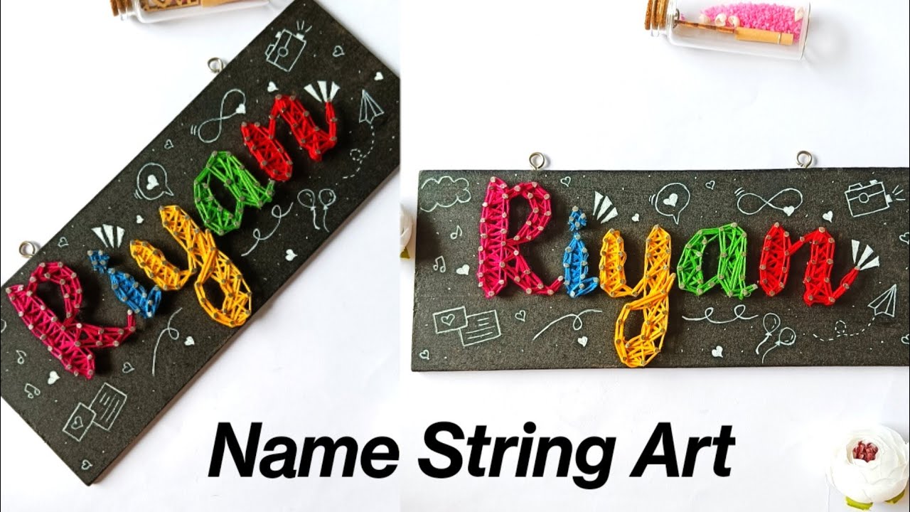 Name string art | unique gift | Name art