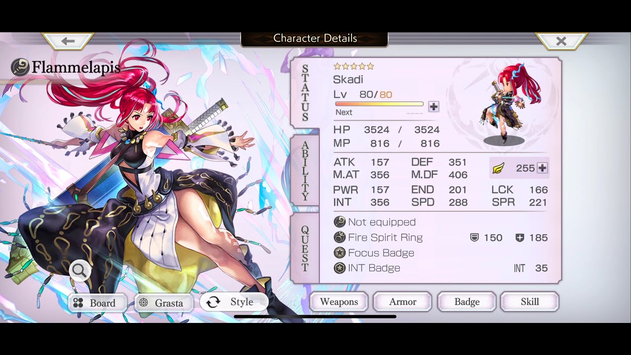 ANOTHER EDEN - 255 Flammelapis NS - Still A Powerhouse Damage Dealer
