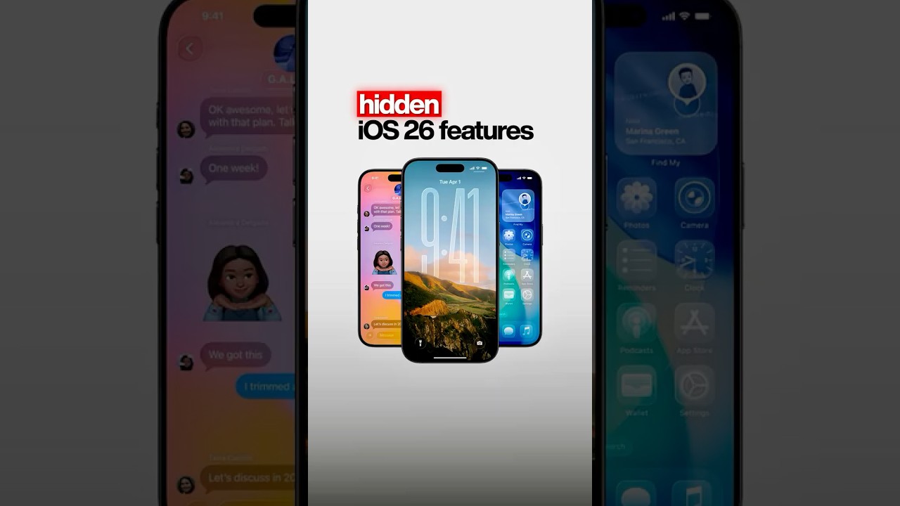 HIDDEN features of iOS 26🔥