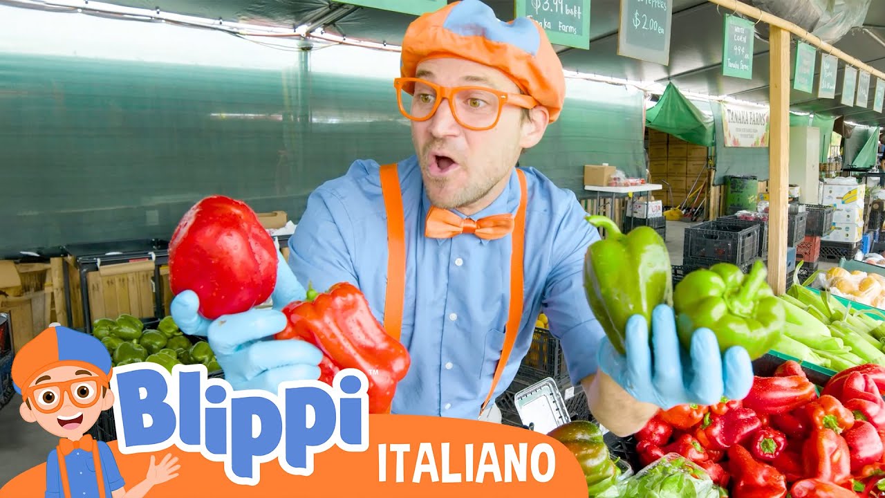 Blippi visita il mercato ortofrutticolo | Blippi in Italiano | Video educativi per bambini