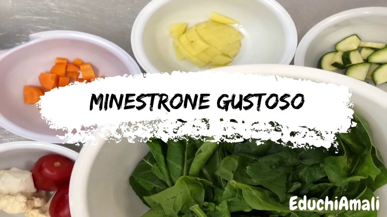 RICETTE PER BAMBINI#4 - Minestrone gustoso