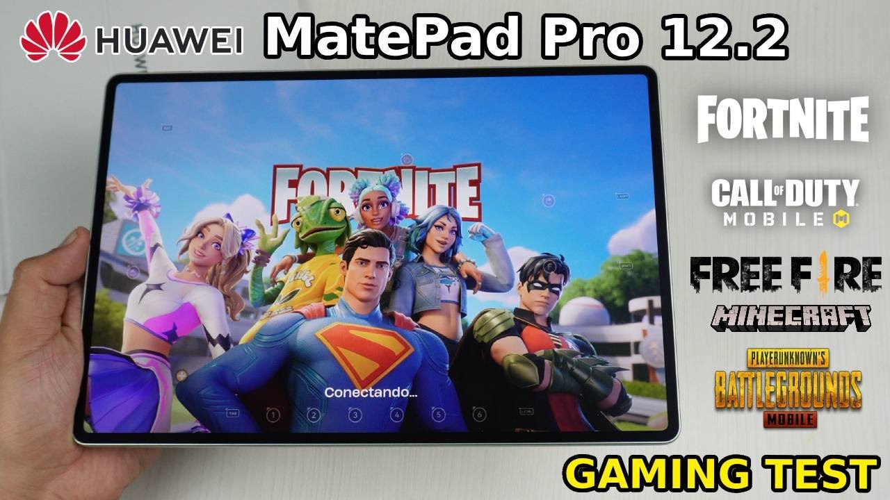 Huawei MatePad Pro 12.2 PaperMatte Edition: Gaming TEST: Fortnite, Free Fire, PUBG y COD