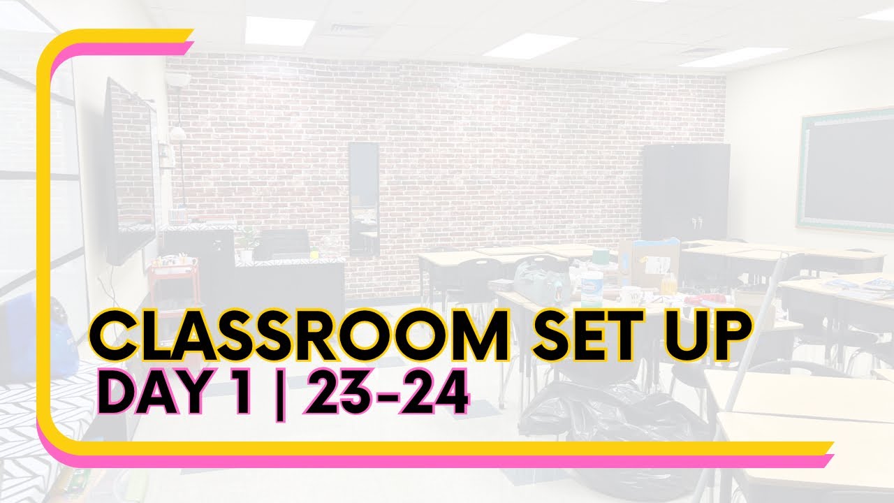 Classroom Set Up Day 1 | 2023-2024 #classroomsetup