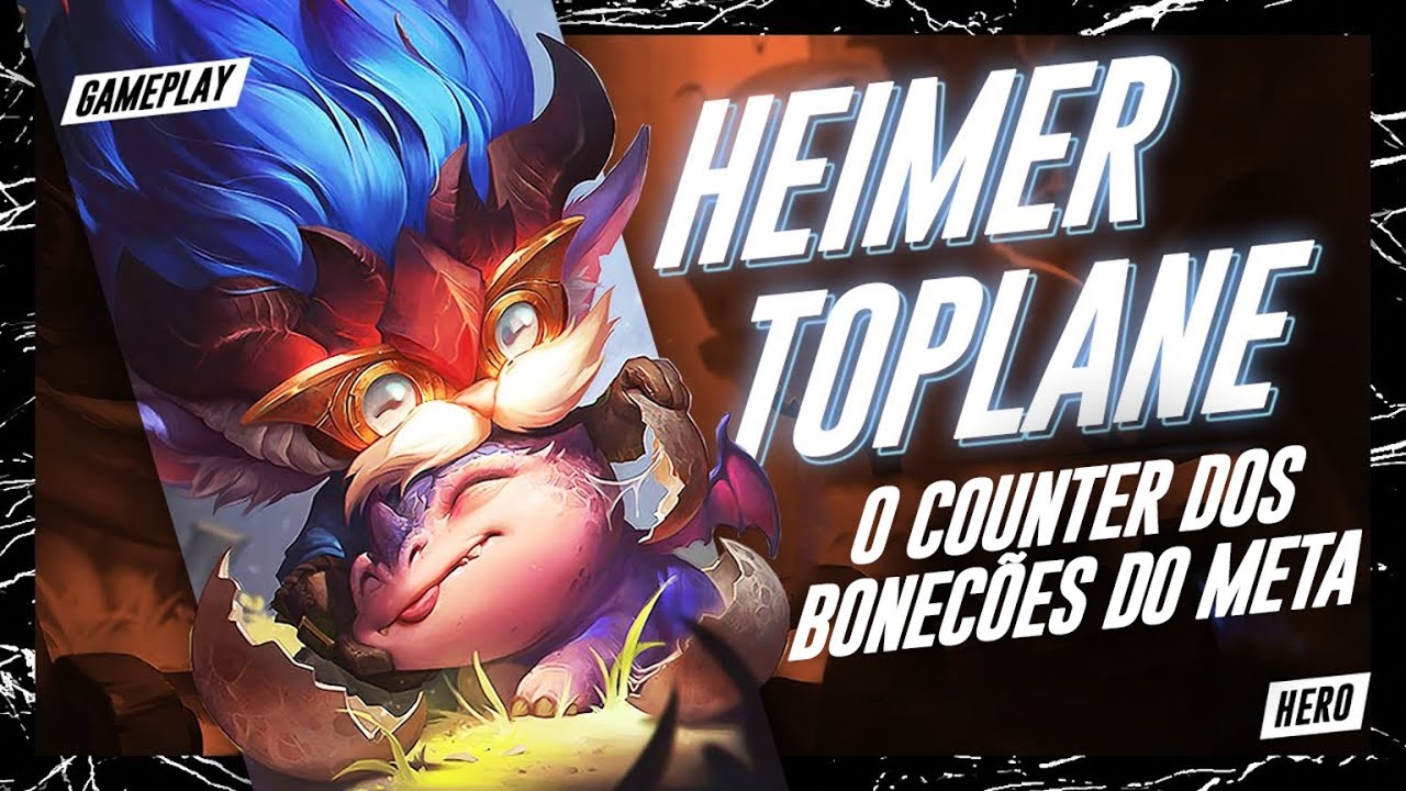 HEIMERDINGER É O COUNTER DOS BONECÕES | GAMEPLAY EXPLICATIVA