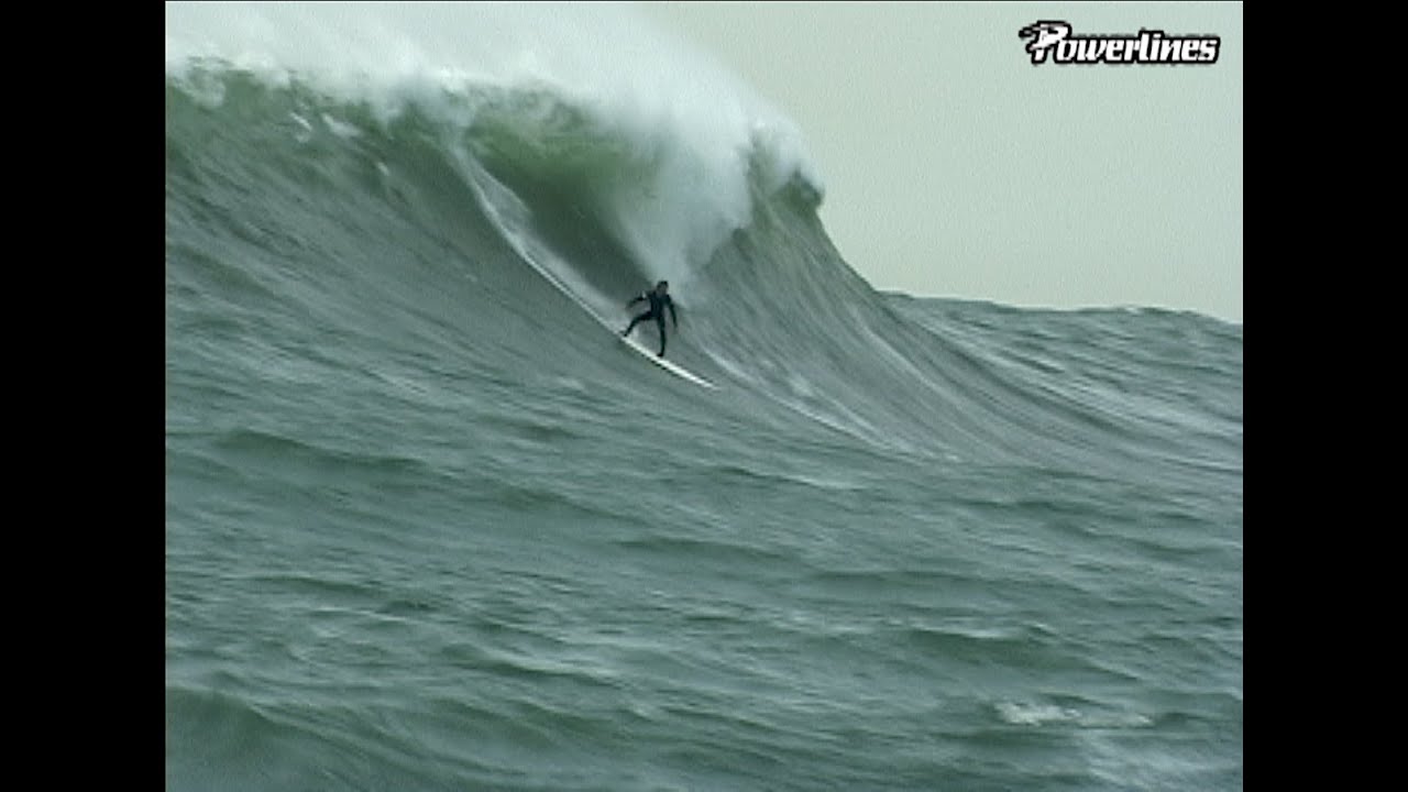 Chris Bertish charges Mavericks on a 8'8