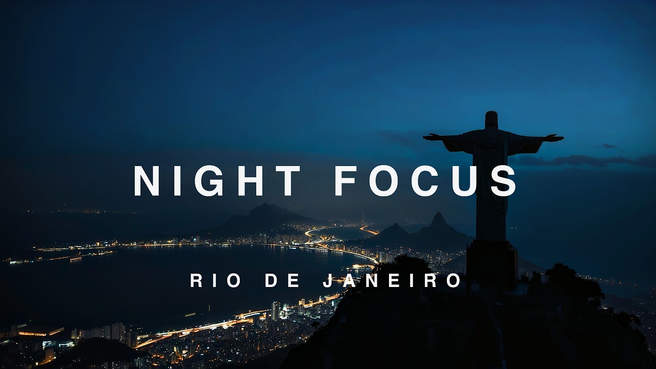 Rio de Janeiro at Night — Deep Focus Ambient (2 Hours)