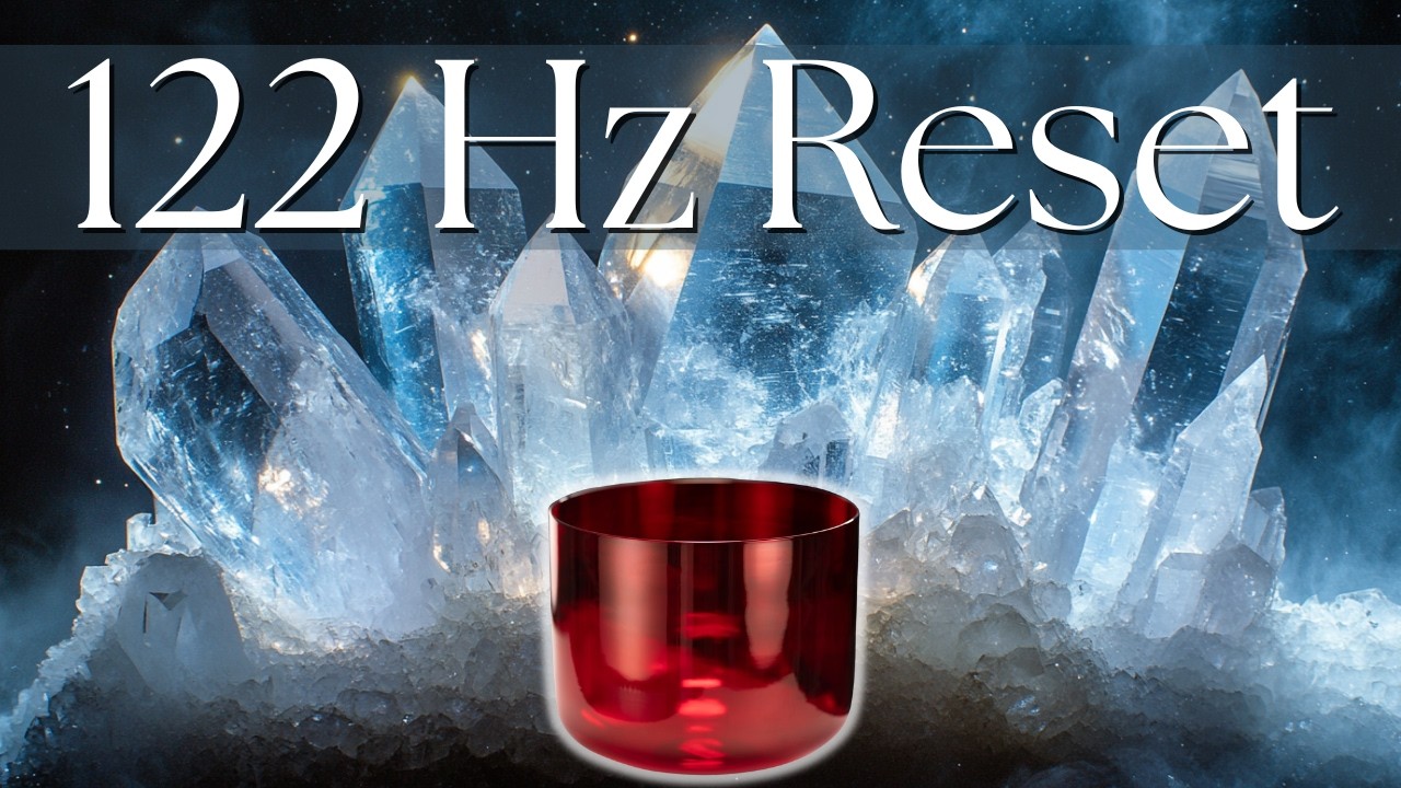 122 Hz Reset (Rare 2nd Octave Crystal Singing Bowl)