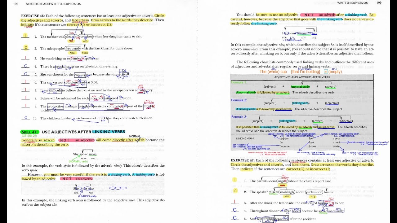 Written Expression Skill 47 [p.198-200] (GT-Skill 25)