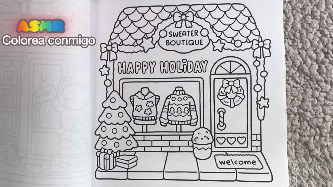 ASMR | colorea conmigo Coco Wyo Little Corner #coloring #ohuhumarkers 