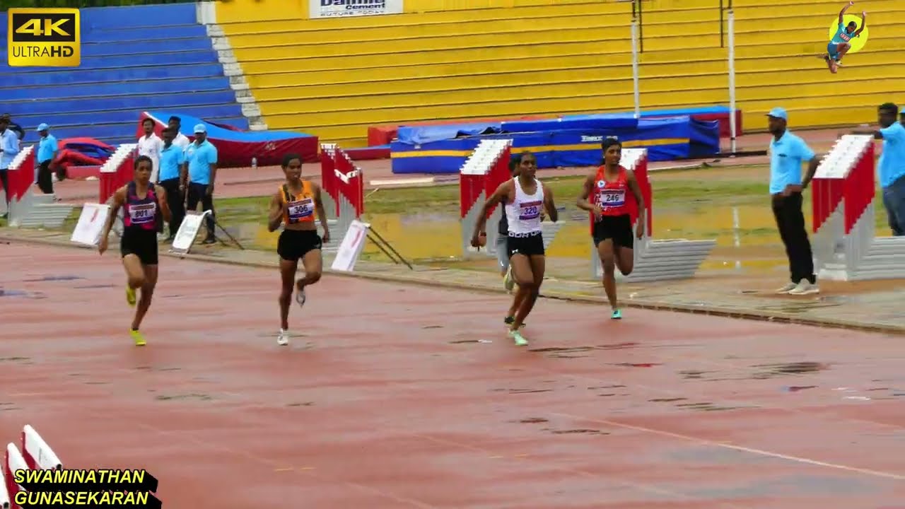 100m Women Semi final heat 2 || Tamil Nadu State Sr. meet 2024 || Swaminathan Gunasekaran