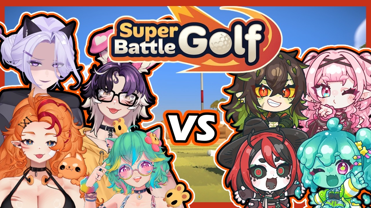 【Super Battle Golf】a very calm game of golf with @TheBEASTIEZ and @VchiBan