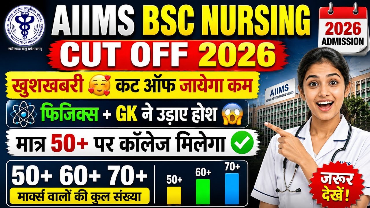 AIIMS Bsc Nursing Cut off | AIIMS Bsc Nursing Cut off 2026 | AIIMS Bsc Nursing Result 2026 