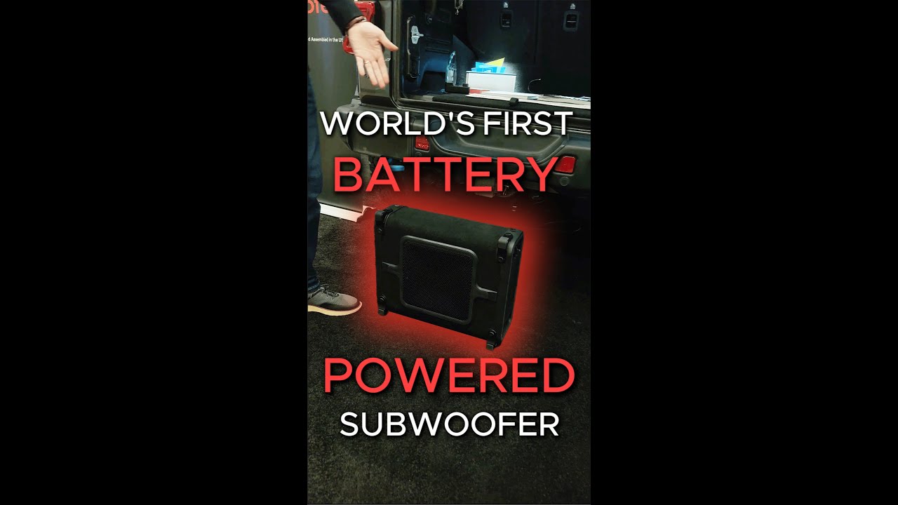 Check out the world's first wireless car subwoofer!