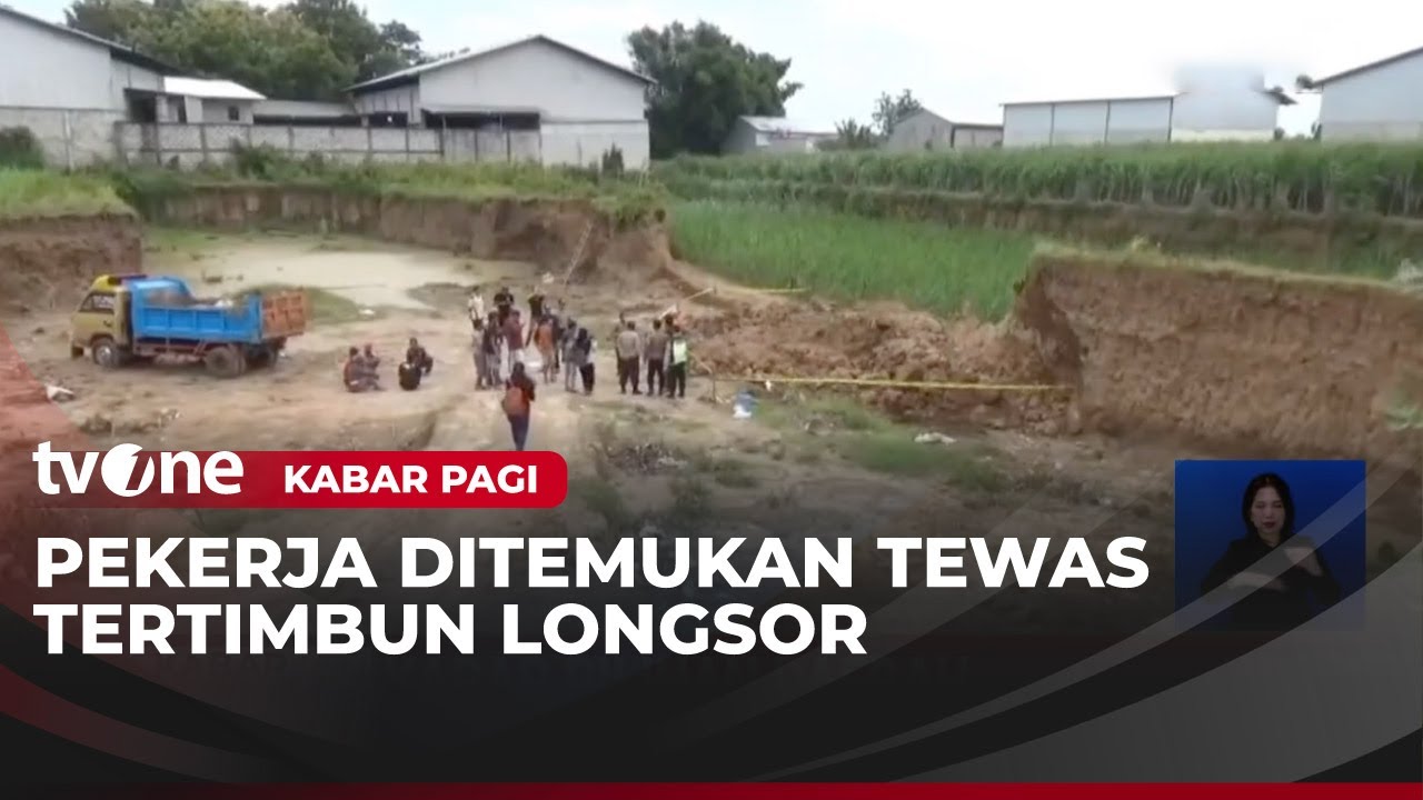 NAHAS! Pekerja Tewas Tertimbun Longsor Galian Tanah | Kabar Pagi