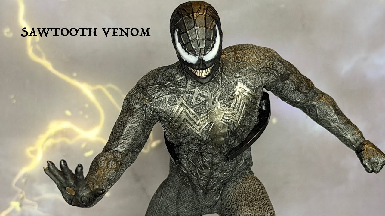 sawtooth  toys x 6in studio  1/12 symbiotic variant ( venom )
