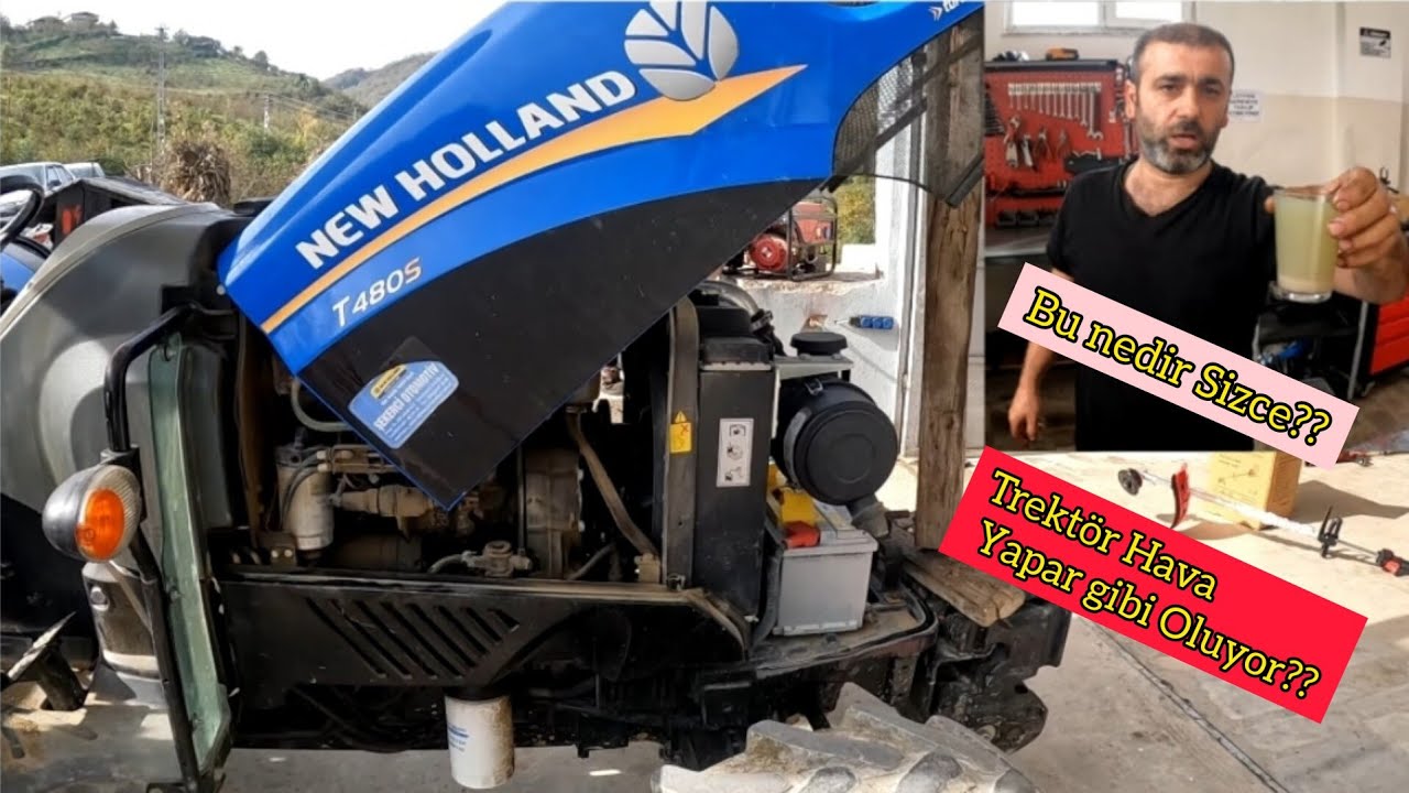 New Holland Traktör Hava Yapar gibi Oluyor / Traktör Yakıt Filtresi Değişimi Nasıl Yapılmaz!!
