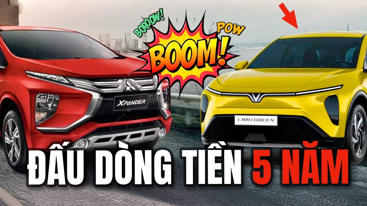 Bóc Dòng TIỀN 5 năm XE XĂNG - XE ĐIỆN chạy dịch vụ: Xpander vs Limo Green - CỰC RÕ RÀNG!