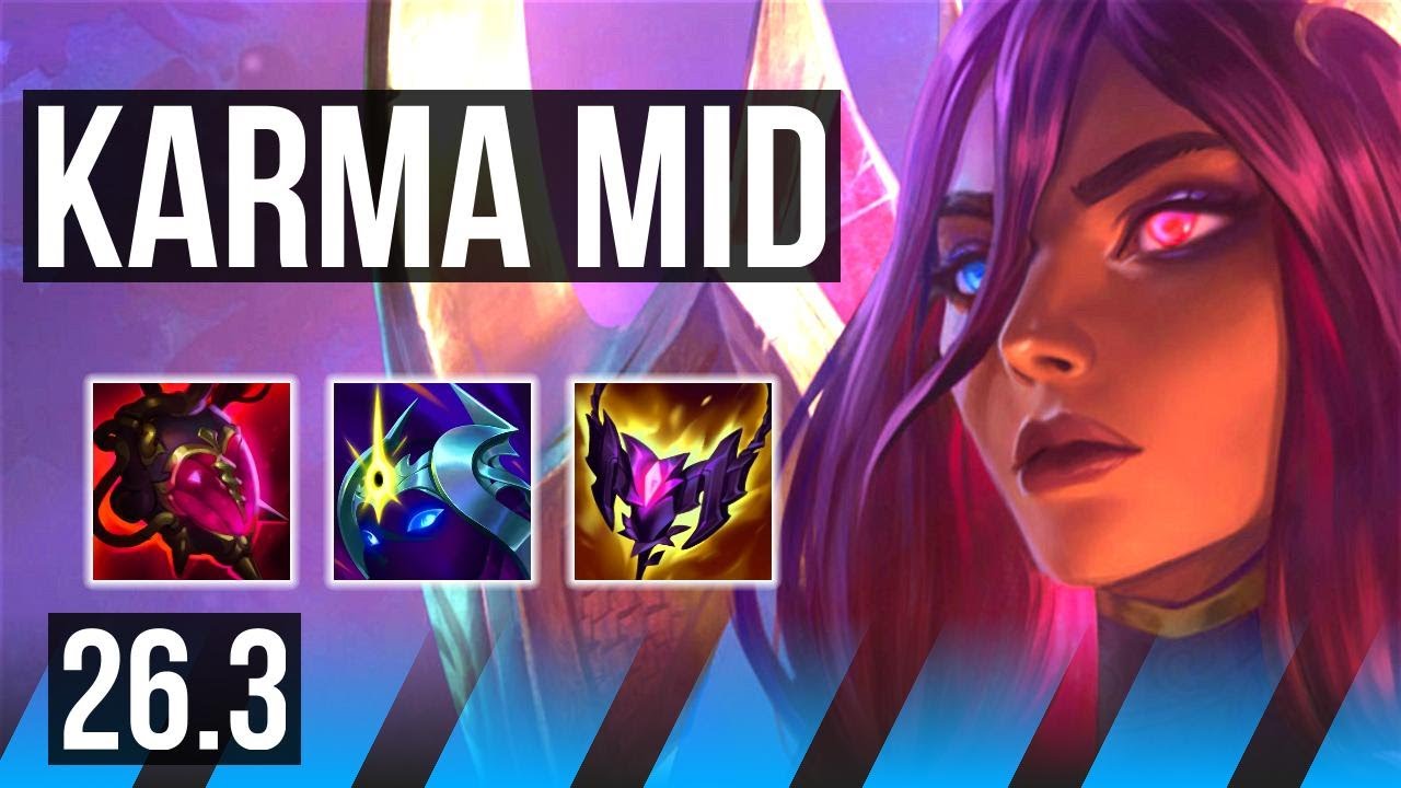 KARMA vs FIZZ (MID) | 28K damage | TR Grandmaster | 26.3